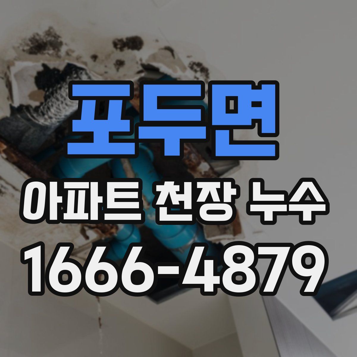 포두면 아파트 천장 누수