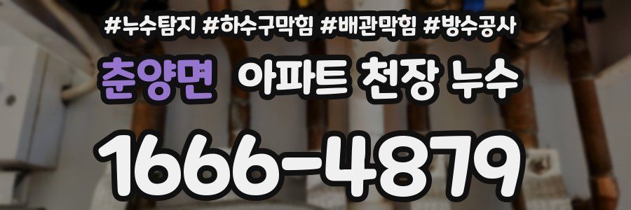 춘양면 아파트 천장 누수