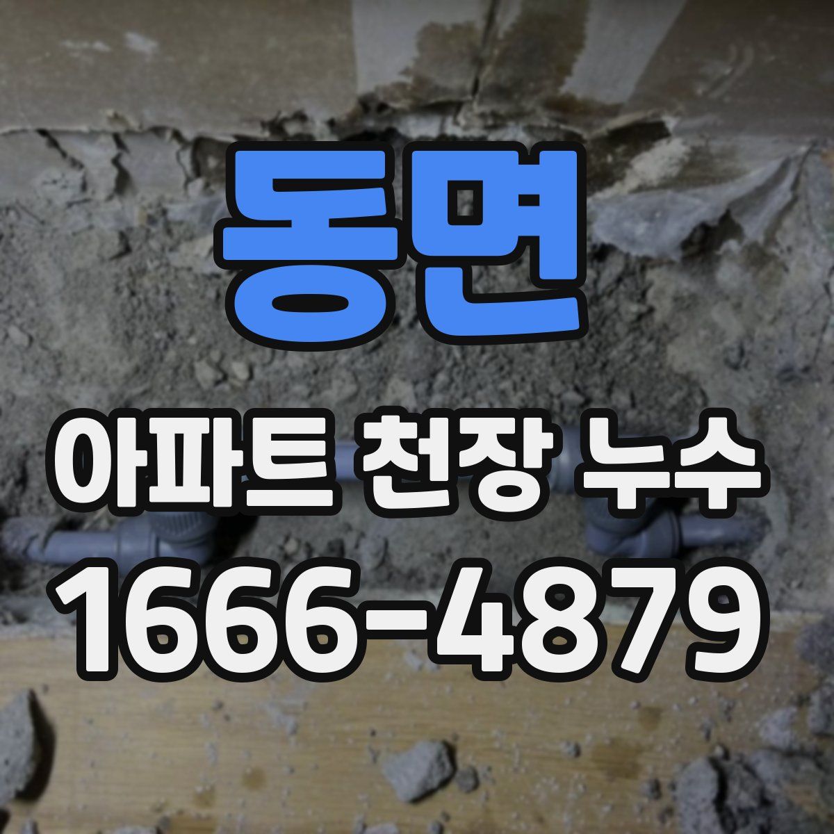 동면 아파트 천장 누수