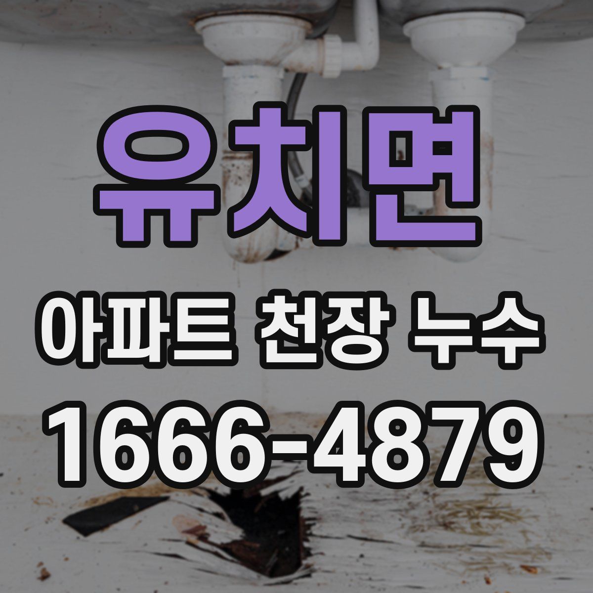 유치면 아파트 천장 누수
