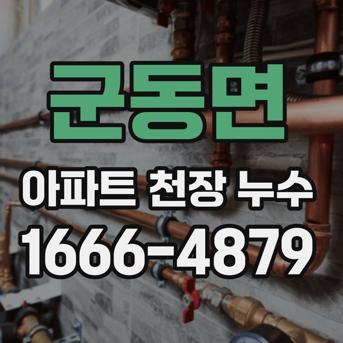 군동면 아파트 천장 누수