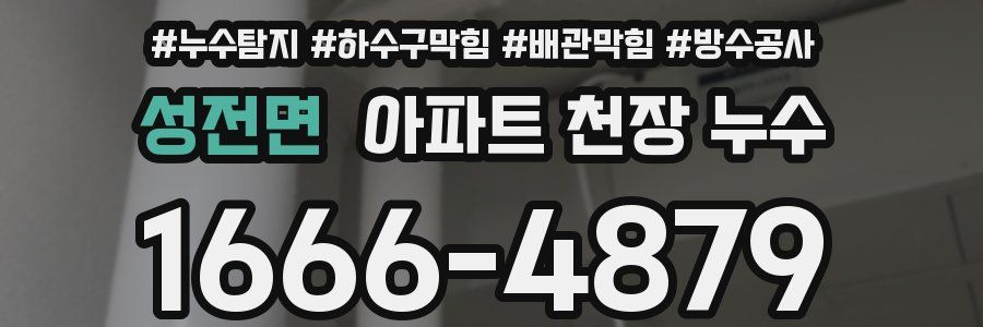 성전면 아파트 천장 누수