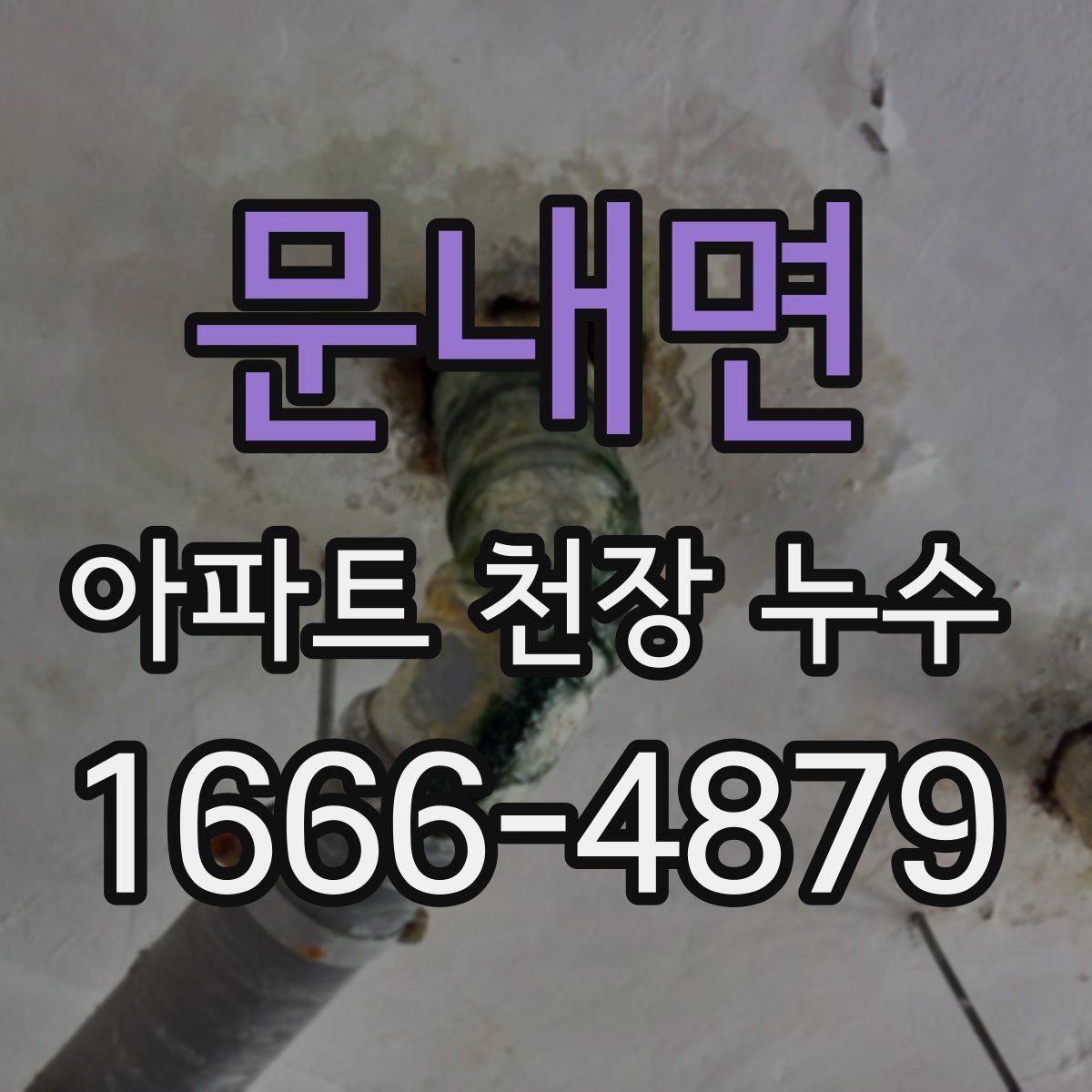 문내면 아파트 천장 누수