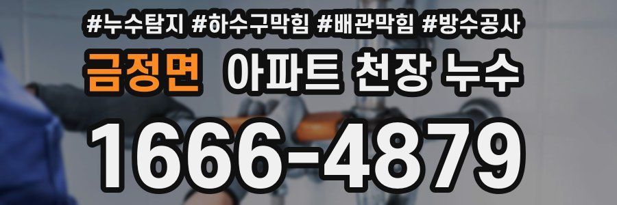 금정면 아파트 천장 누수