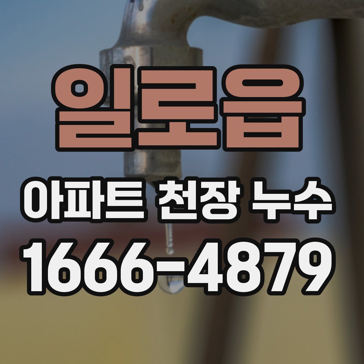 일로읍 아파트 천장 누수