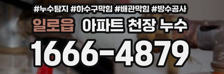 일로읍 아파트 천장 누수