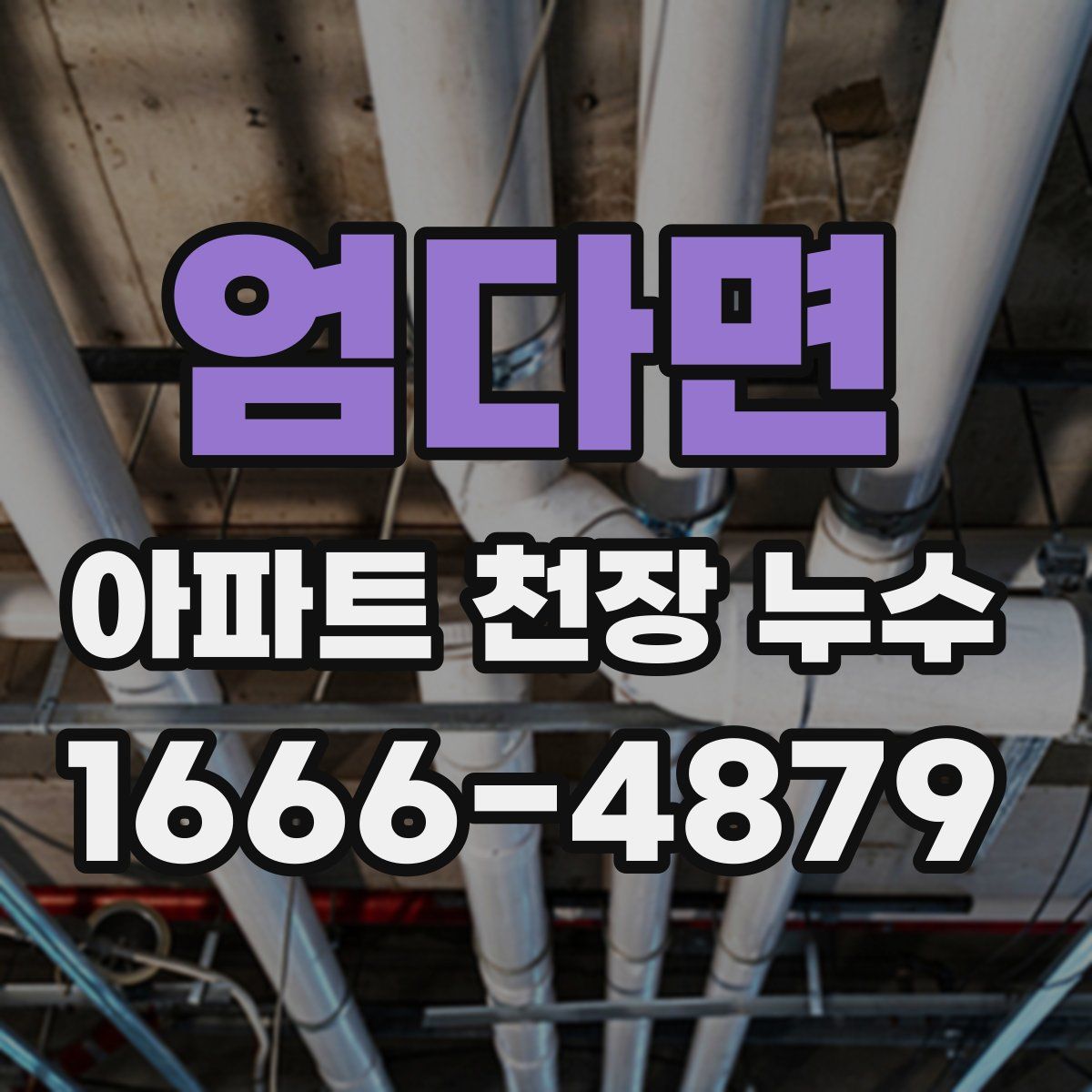 엄다면 아파트 천장 누수