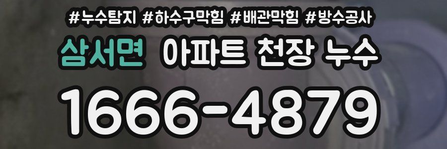삼서면 아파트 천장 누수
