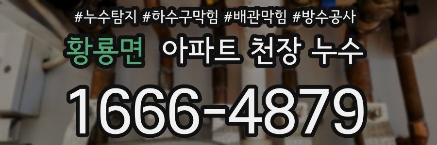 황룡면 아파트 천장 누수