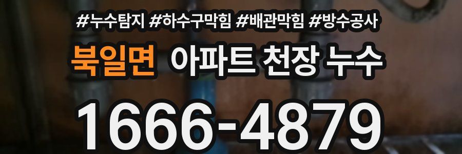 북일면 아파트 천장 누수