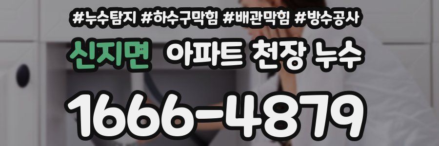 신지면 아파트 천장 누수