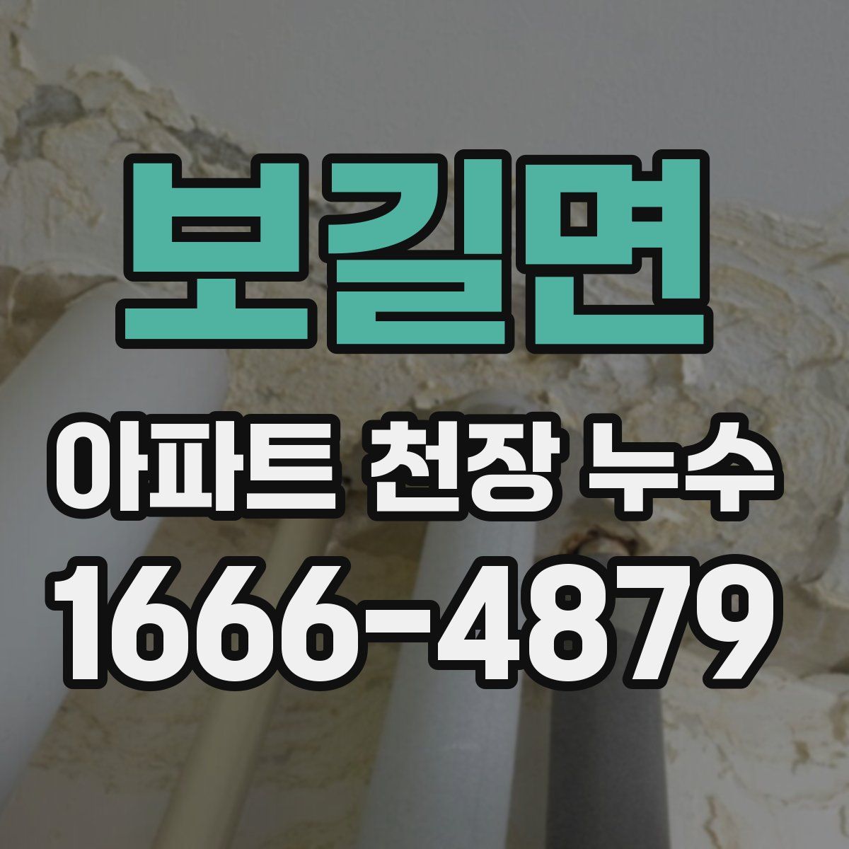 보길면 아파트 천장 누수