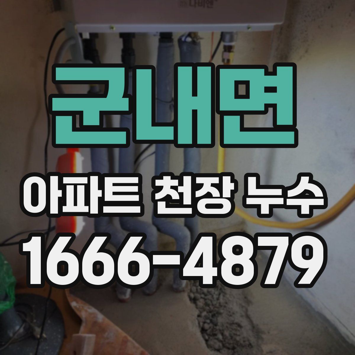 군내면 아파트 천장 누수