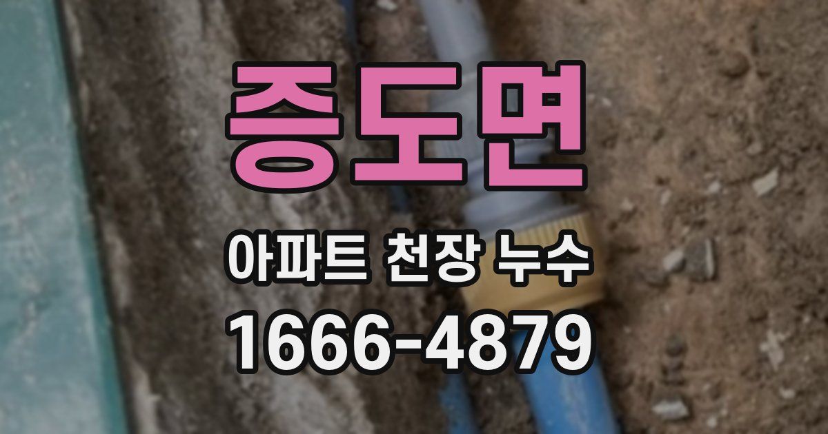 증도면 아파트 천장 누수