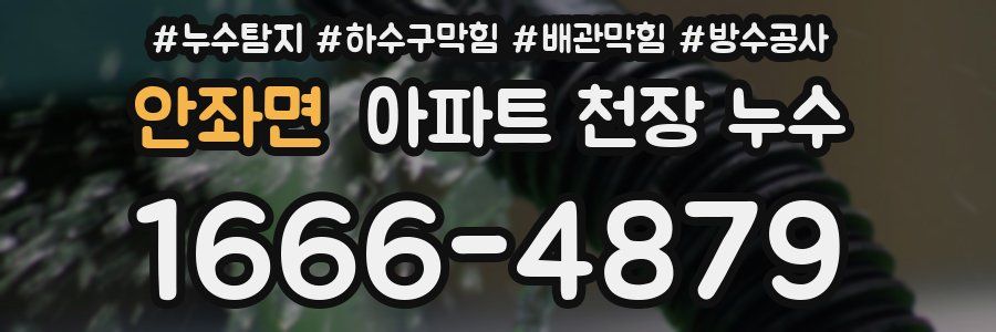 안좌면 아파트 천장 누수