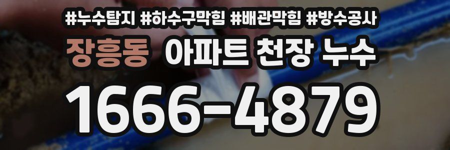 장흥동 아파트 천장 누수