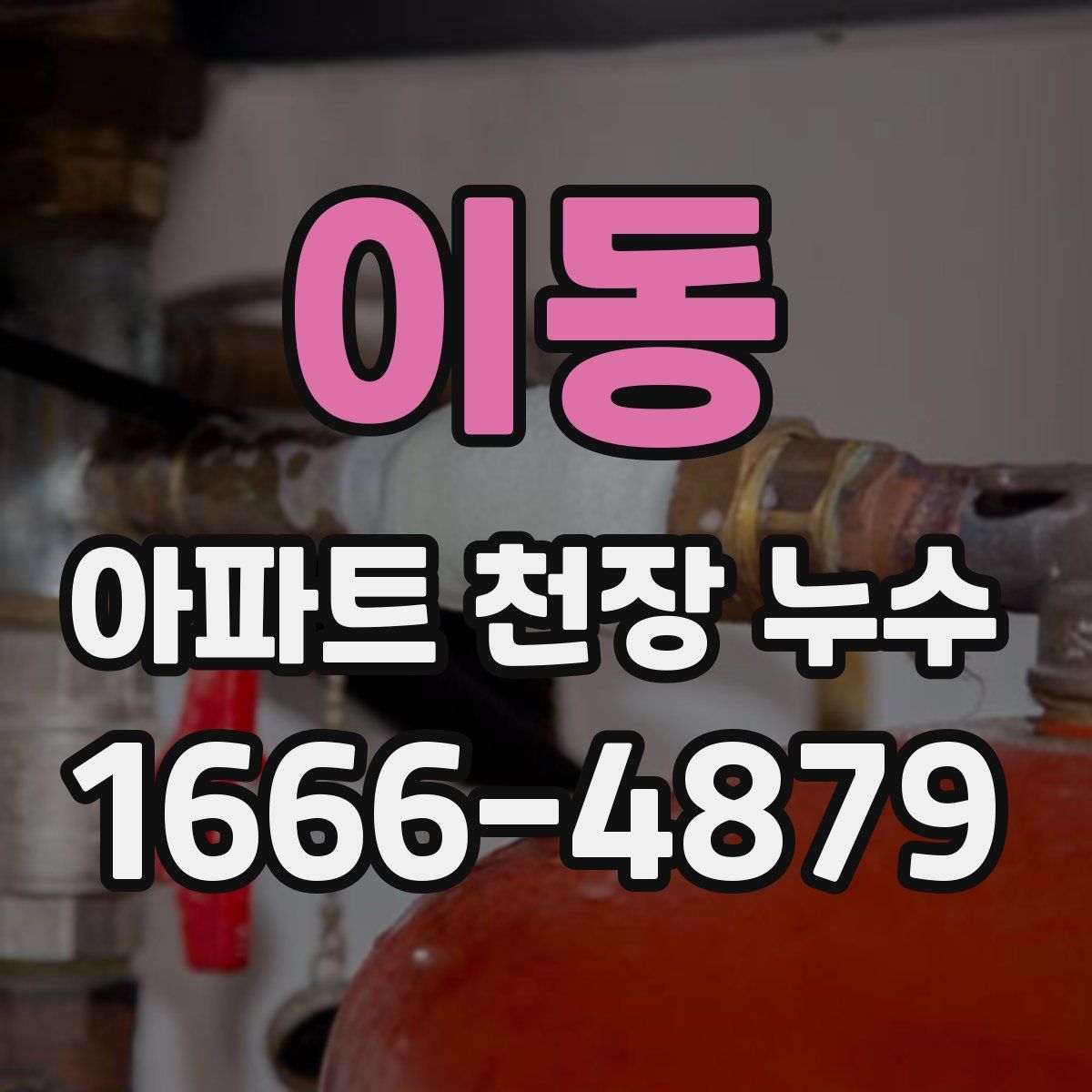 이동 아파트 천장 누수