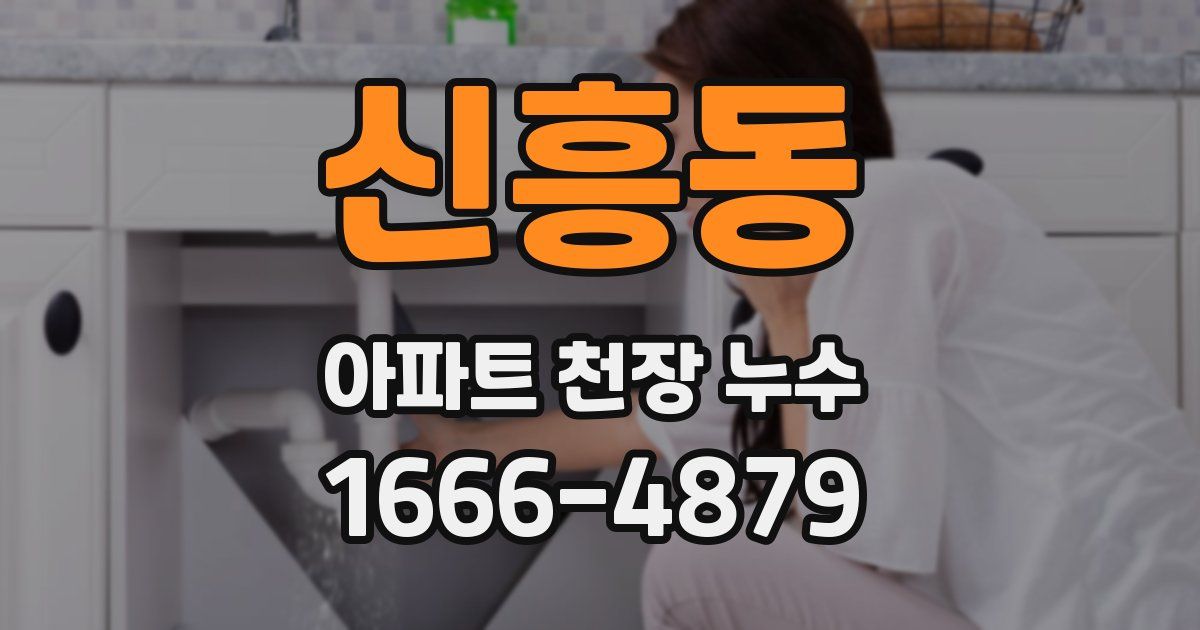 신흥동 아파트 천장 누수