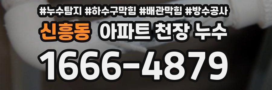 신흥동 아파트 천장 누수
