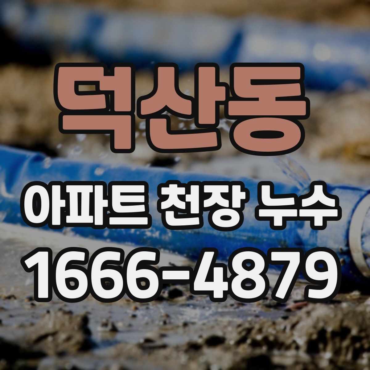 덕산동 아파트 천장 누수