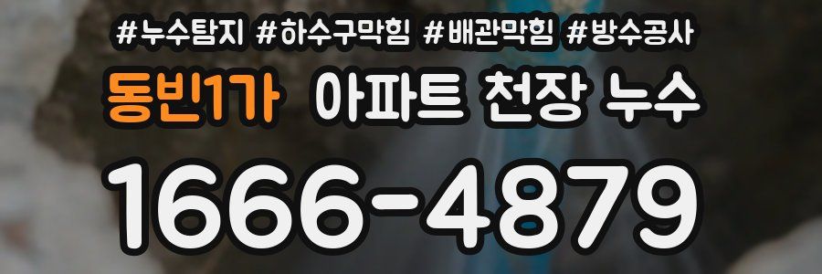 동빈1가 아파트 천장 누수