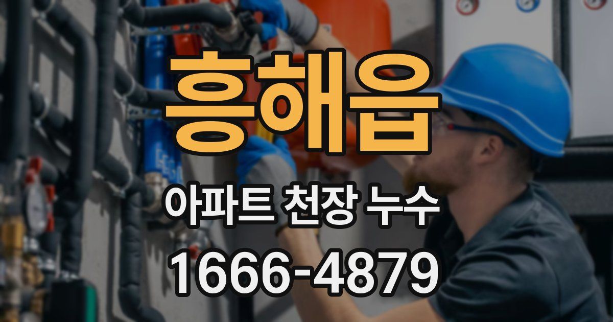 흥해읍 아파트 천장 누수