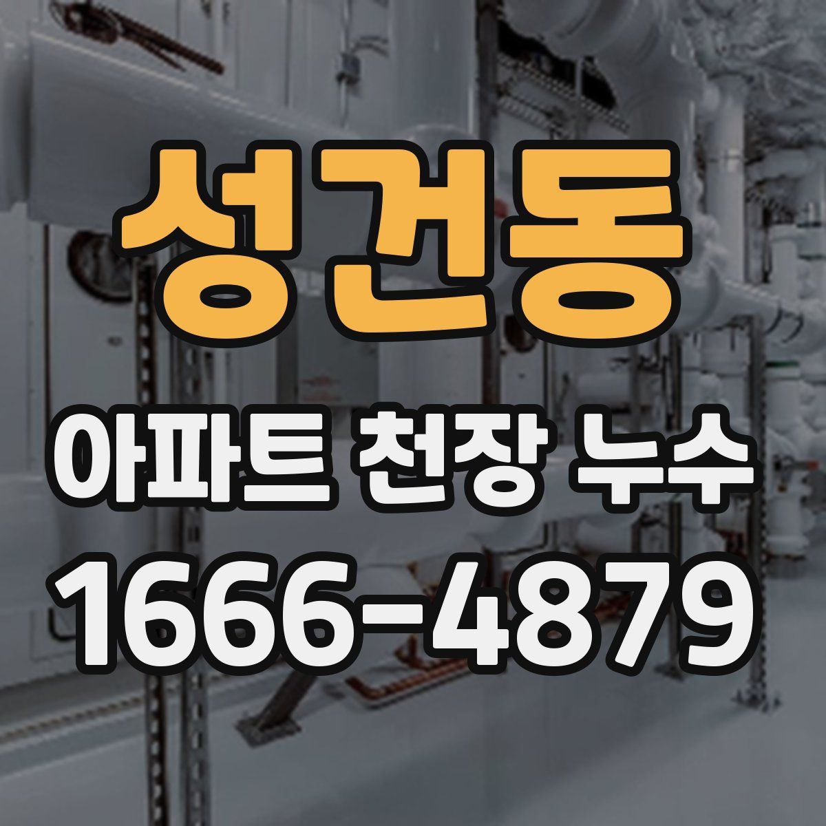 성건동 아파트 천장 누수