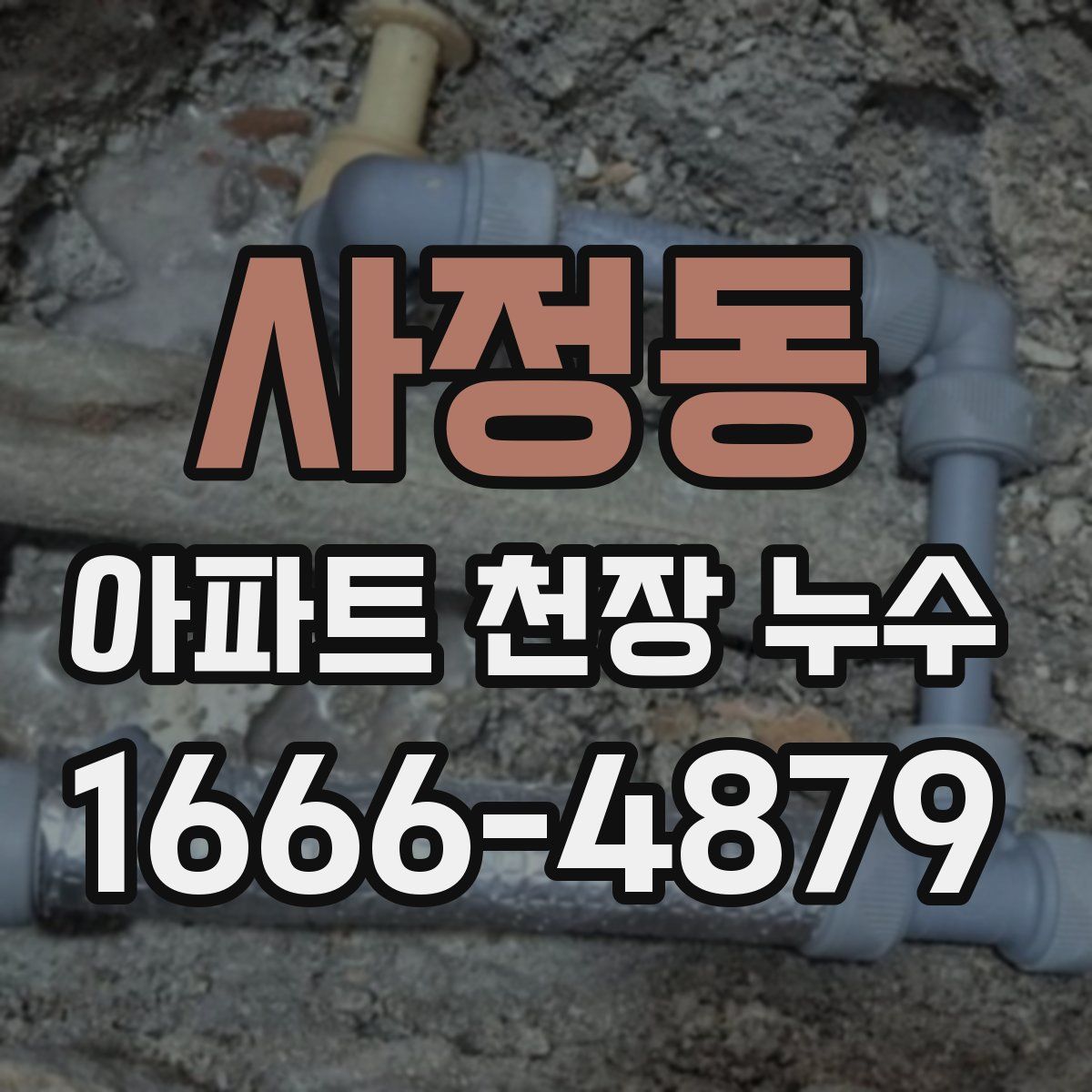 사정동 아파트 천장 누수