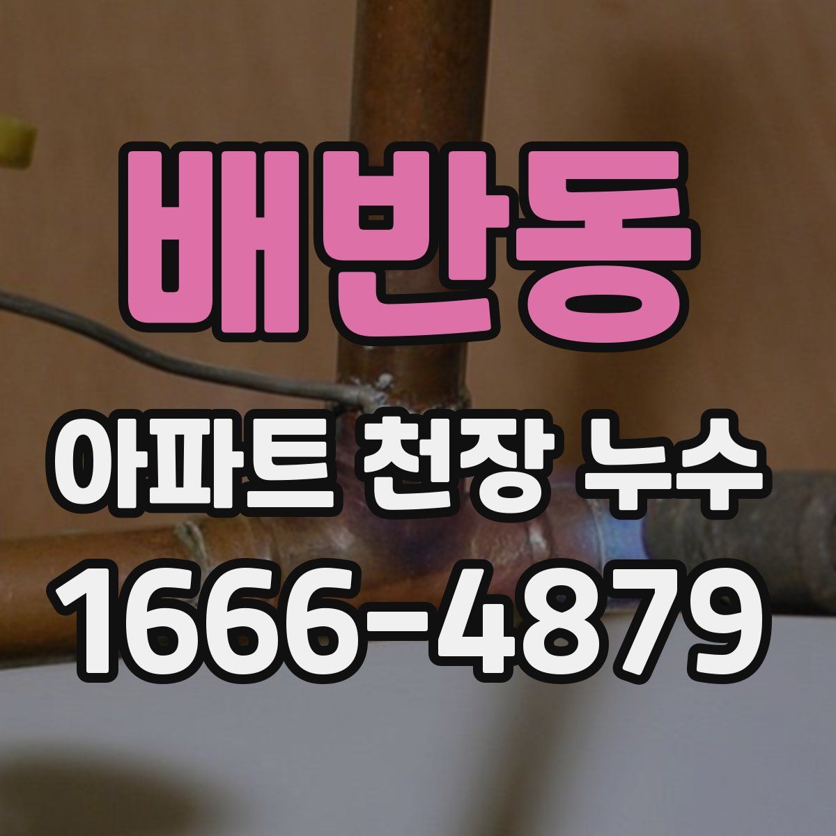배반동 아파트 천장 누수