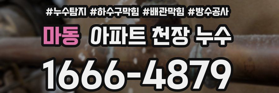 마동 아파트 천장 누수