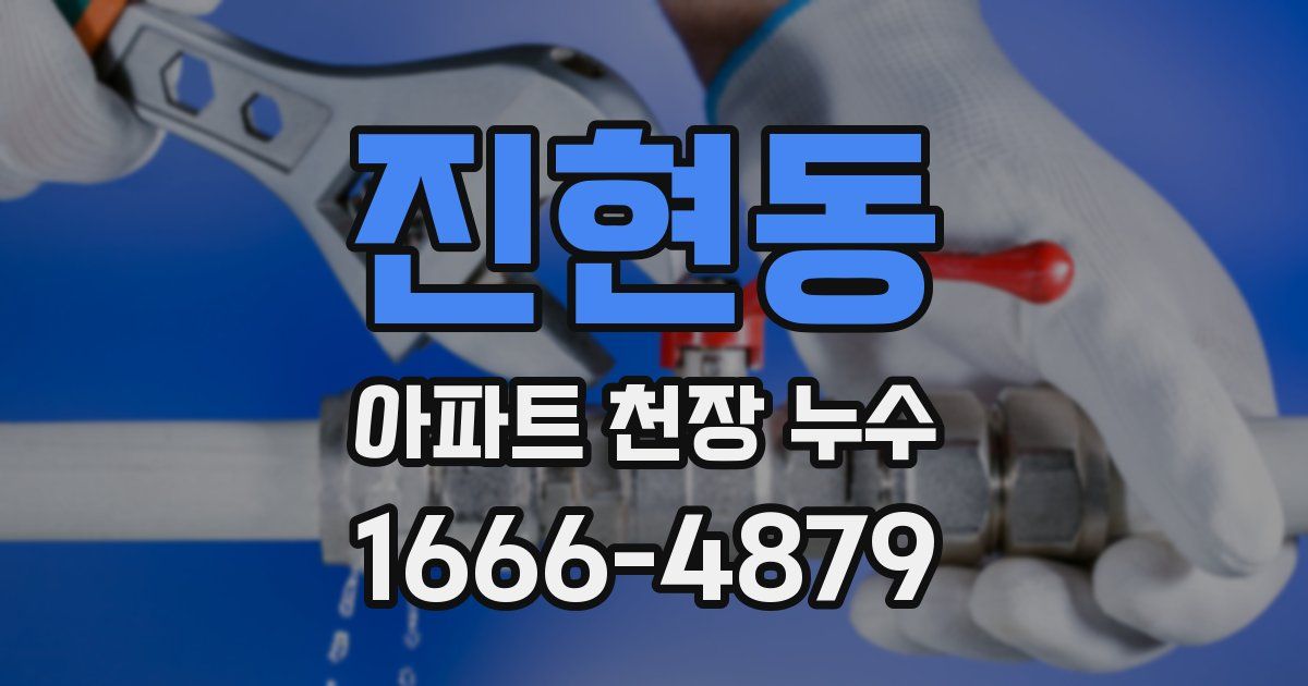 진현동 아파트 천장 누수