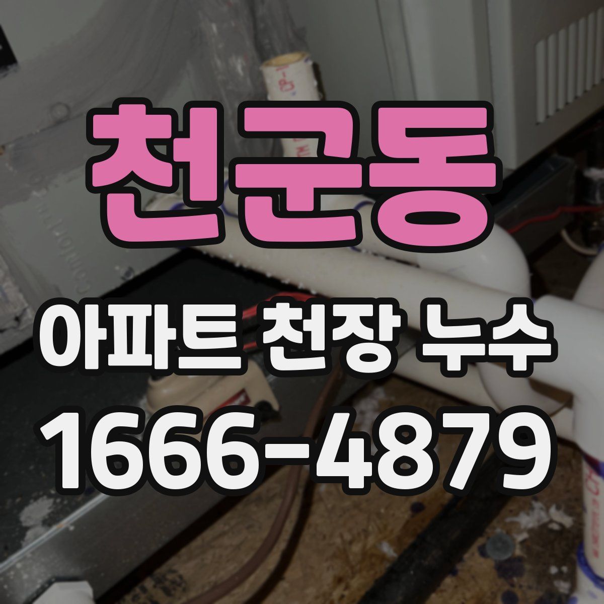 천군동 아파트 천장 누수