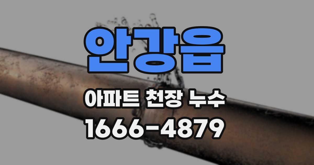 안강읍 아파트 천장 누수