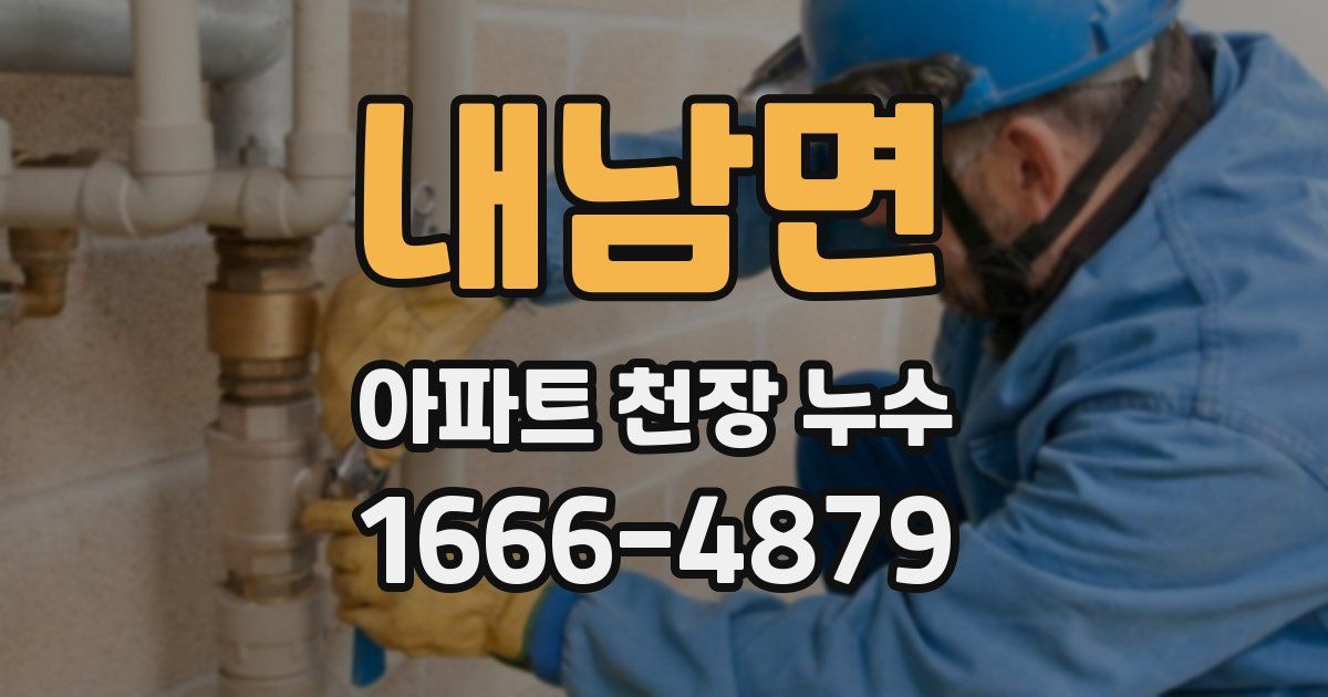 내남면 아파트 천장 누수