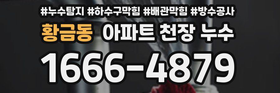 황금동 아파트 천장 누수