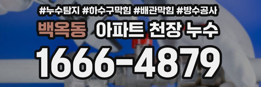 백옥동 아파트 천장 누수