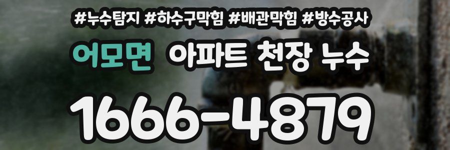 어모면 아파트 천장 누수