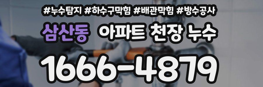 삼산동 아파트 천장 누수