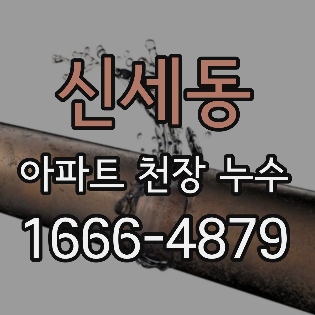 신세동 아파트 천장 누수