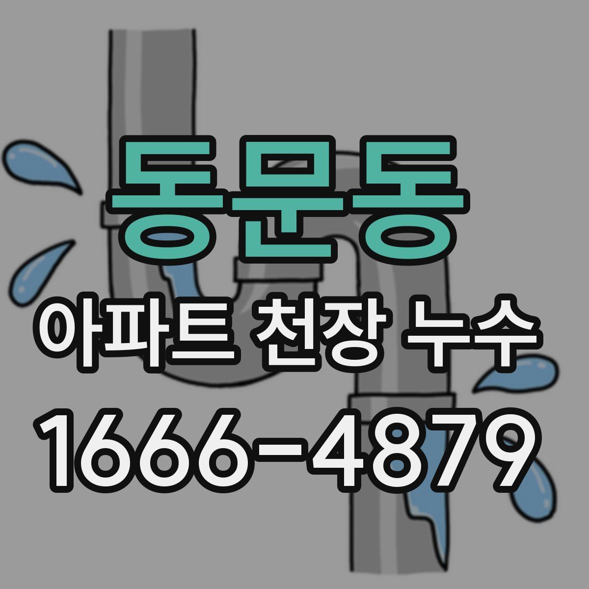 동문동 아파트 천장 누수