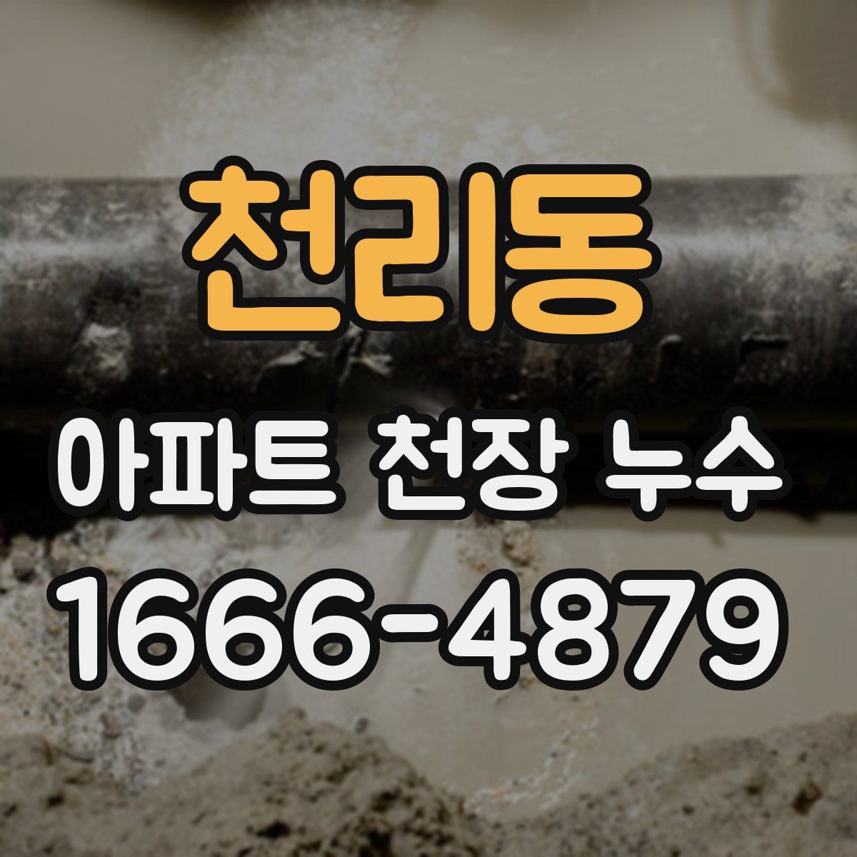 천리동 아파트 천장 누수