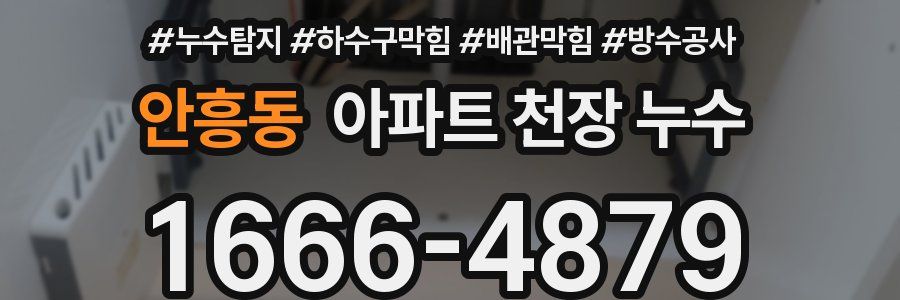 안흥동 아파트 천장 누수