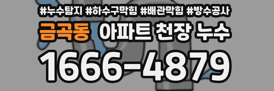 금곡동 아파트 천장 누수