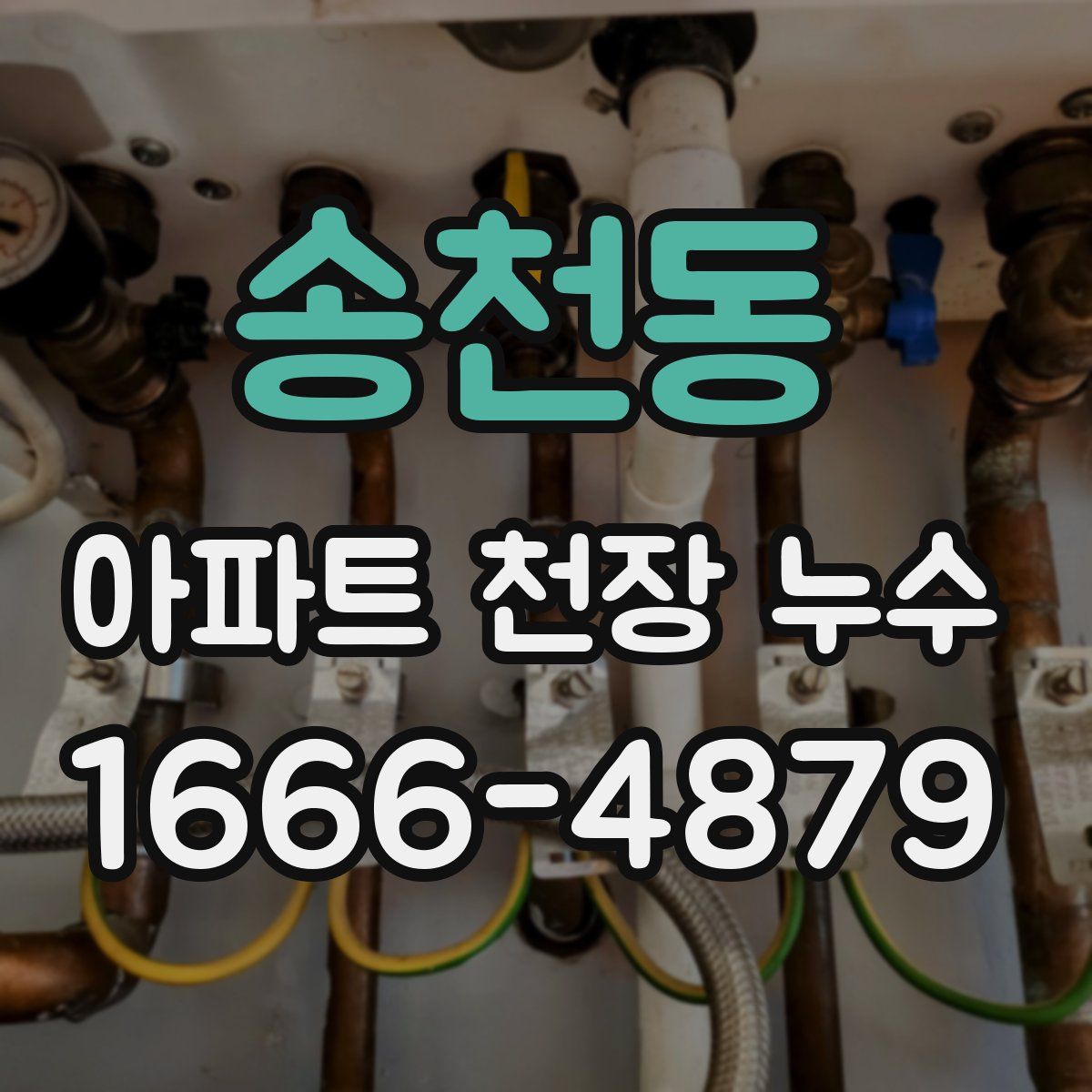 송천동 아파트 천장 누수