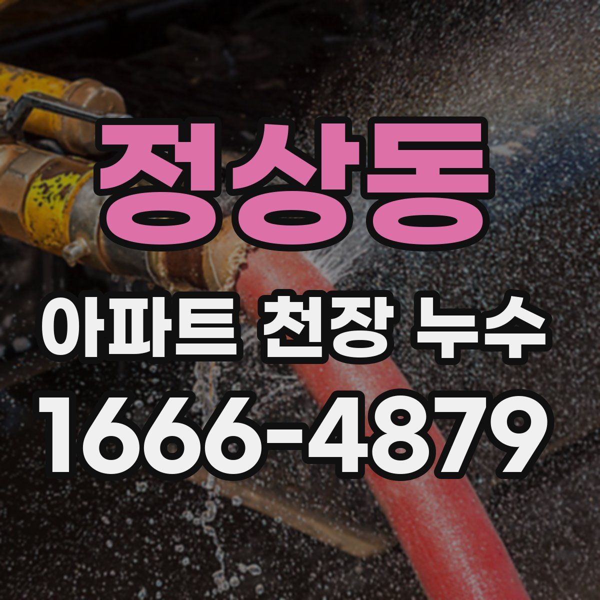 정상동 아파트 천장 누수