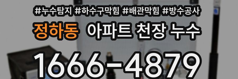 정하동 아파트 천장 누수