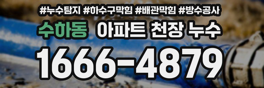 수하동 아파트 천장 누수