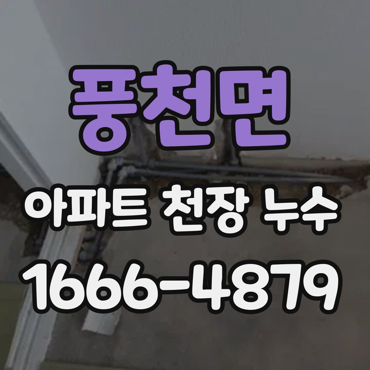 풍천면 아파트 천장 누수