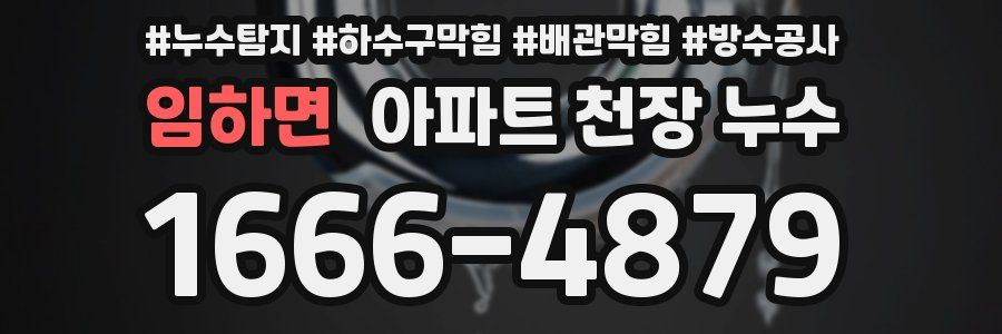 임하면 아파트 천장 누수