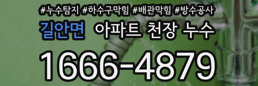 길안면 아파트 천장 누수